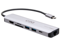 C2G USB-C to HDMI, USB-A, SD Card Reader, Ethernet, and USB-C Mini Docking Station