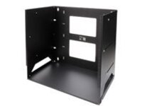 StarTech.com 8U Open Frame Wall Mount Network Rack w/ Built in Shelf