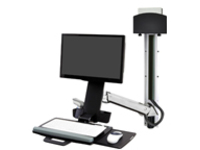 Ergotron StyleView Sit-Stand Combo System with Small CPU Holder
