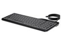 HP 400 - Keyboard - compact size, 2-zone layout, 12 programmable keys, low profile key travel, multi-device