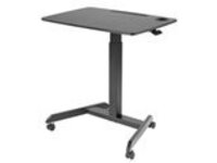 MONOPRICE GAS-LIFT HEIGHT ADJUSTABLE SIT-STAND MOBILE ROLLING WORKSTATION LAPTOP