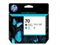 HP 70 - Cyan, matte black