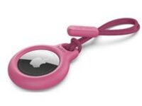 SECURE HOLDER WITH STRAP FOR AIRTAG PINK 03-RETAIL BOX