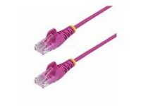 Startech 1m Pink Slim CAT6 Ethernet Cable, Snagless, 28AWG, LSZH