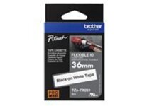 Brother TZe-FX261 - Black on white