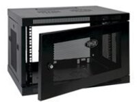 Eaton Tripp Lite Series 9U Wall Mount Rack Enclosure Server Cabinet w/ Door & Side Panels