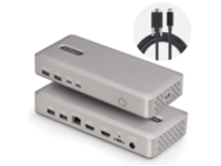 Startech USB4 Docking Station, USB-C 40Gbps, Dual Video HDMI, Up to 2x 4K 60Hz 4:4:4 (RGB) or 2x 4K 120Hz 4:2:2, Multi-Monitor Dock, 6x USB, 2.5GbE, 100W PD