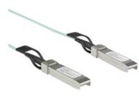 Startech Dell EMC AOC-SFP-10G-3M Compatible 3m/9.84ft 10G SFP+ to SFP+ AOC Cable, 10GbE SFP+ Active Optical Fiber, 10Gbps SFP Plus/Mini GBIC/Transceiver Module Cable, Mini GBIC Cable