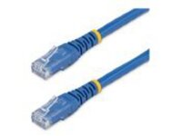 Startech 1ft CAT6 Ethernet Cable, 10 Gigabit Molded RJ45 650MHz 100W PoE Patch Cord, CAT 6 10GbE UTP Network Cable with Strain Relief, Blue, UL Certified Wiring, 10 Pack