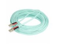 Startech 20m (65ft) LC/UPC to LC/UPC OM4 Multimode Fiber Optic Cable, 50/125µm LOMMF/VCSEL Zipcord Fiber, 100G Networks, Low Insertion Loss, LSZH Fiber Patch Cord