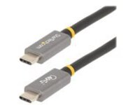 StarTech 3ft (1m) USB4 Cable, USB-IF Certified USB-C Cable, 40 Gbps, USB Type-C Data Transfer Cable, 100W Power Delivery, 8K 60Hz, Compatible w/Thunderbolt 4/3/USB 3.2