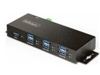 Startech 7-Port Managed USB Hub with 7x USB-A, Heavy Duty with Metal Industrial Housing, ESD & Surge Protection, Wall/Desk/Din-Rail Mountable, USB 3.0/3.1/3.2 Gen 1 5Gbps