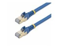 Startech 1.5m CAT6A Ethernet Cable, 10 Gigabit Shielded Snagless RJ45 100W PoE Patch Cord, CAT 6A 10GbE STP Network Cable w/Strain Relief, Blue, UL Certified Wiring/TIA