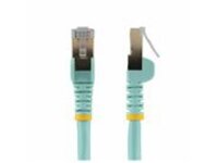 Startech 14ft CAT6A Ethernet Cable, 10 Gigabit Shielded Snagless RJ45 100W PoE Patch Cord, CAT 6A 10GbE STP Network Cable w/Strain Relief, Aqua, UL Certified Wiring/TIA