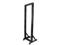 StarTech.com 42U Mobile Open Frame Network Rack with Wheels- 663lbs