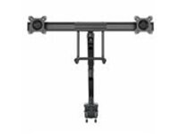 Startech Desk Mount Dual Monitor Arm with USB & Audio, Slim Full Motion Adjustable Dual Monitor VESA Mount for 32" Displays (8kg/screen), Ergonomic Articulating, Desk Clamp or Grommet