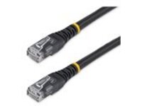 Startech 6ft CAT6 Ethernet Cable, 10 Gigabit Molded RJ45 650MHz 100W PoE Patch Cord, CAT 6 10GbE UTP Network Cable with Strain Relief, Black, UL Certified Wiring, 10 Pack