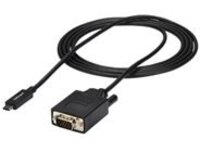 StarTech.com 6ft (2m) USB C to VGA Cable, 1920x1200/1080p USB Type C to VGA Video Active Adapter Cable, Thunderbolt 3 Compatible, Laptop to VGA Monitor/Projector, DP Alt Mode HBR2 Cable