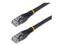 Startech 6ft CAT6 Ethernet Cable, 10 Gigabit Molded RJ45 650MHz 100W PoE Patch Cord, CAT 6 10GbE UTP Network Cable with Strain Relief, Black, Wiring is UL Certified/TIA