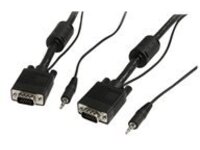 StarTech.com 25 ft Coax High Resolution Monitor VGA Cable with Audio