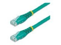 Startech 2ft CAT6 Ethernet Cable, 10 Gigabit Molded RJ45 650MHz 100W PoE Patch Cord, CAT 6 10GbE UTP Network Cable with Strain Relief, Green, Wiring is UL Certified/TIA