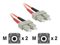 C2G 4m SC-SC 62.5/125 OM1 Duplex Multimode PVC Fiber Optic Cable