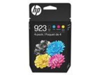 HP 923 - 4-pack - black, yellow, cyan, magenta