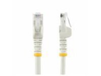 Startech 35ft CAT6 Ethernet Cable, 10 Gigabit Snagless RJ45 650MHz 100W PoE Patch Cord, CAT 6 10GbE UTP Network Cable w/Strain Relief, White, Wiring is UL Certified/TIA