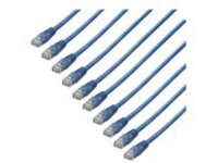 Startech 6ft CAT6 Ethernet Cable, 10 Gigabit Molded RJ45 650MHz 100W PoE Patch Cord, CAT 6 10GbE UTP Network Cable with Strain Relief, Black, UL Certified Wiring, 10 Pack