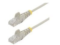 Startech 3m Slim LSZH CAT6 Ethernet Cable, 10 Gigabit Snagless RJ45 100W PoE Patch Cord, CAT 6 10GbE UTP Network Cable w/Strain Relief, Grey, ETL, Low Smoke Zero Halogen