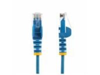 Startech 1.5m Slim LSZH CAT6 Ethernet Cable, 10 Gigabit Snagless RJ45 100W PoE Patch Cord, CAT 6 10GbE UTP Network Cable w/Strain Relief, Blue, ETL, Low Smoke Zero Halogen