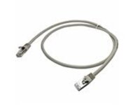 StarTech.com 1m CAT6 Ethernet Cable, 10 Gigabit Shielded Snagless RJ45 100W PoE Patch Cord, CAT 6 10GbE SFTP Network Cable w/Strain Relief, Grey, Fluke Tested/Wiring is UL Certified/TIA