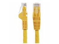 Startech 7.5m CAT6 Ethernet Cable, 10 Gigabit Snagless RJ45 650MHz 100W PoE Patch Cord, CAT 6 10GbE UTP Network Cable w/Strain Relief, Yellow, Wiring is UL Certified/TIA