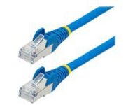 Startech 6ft LSZH CAT6a Ethernet Cable, Blue, 10 Gigabit Snagless RJ45 100W PoE Patch Cord, CAT 6A 10GbE 27AWG S/FTP Network Cable w/Strain Relief, ETL