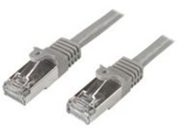 StarTech.com 2m CAT6 Ethernet Cable, 10 Gigabit Shielded Snagless RJ45 100W PoE Patch Cord, CAT 6 10GbE SFTP Network Cable w/Strain Relief, Grey, Fluke Tested/Wiring is UL Certified/TIA