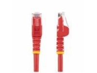 StarTech.com 1m CAT6 Ethernet Cable, 10 Gigabit Snagless RJ45 650MHz 100W PoE Patch Cord, CAT 6 10GbE UTP Network Cable w/Strain Relief, Red, Fluke Tested/Wiring is UL Certified/TIA
