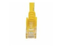 StarTech.com 10m CAT6 Ethernet Cable, 10 Gigabit Snagless RJ45 650MHz 100W PoE Patch Cord, CAT 6 10GbE UTP Network Cable w/Strain Relief, Yellow, Fluke Tested/Wiring is UL Certified/TIA