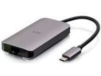 C2G USB C Dock with HDMI, USB, Ethernet, USB C & Power Delivery up to 100W