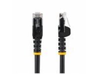 StarTech.com 7m CAT6 Ethernet Cable, 10 Gigabit Snagless RJ45 650MHz 100W PoE Patch Cord, CAT 6 10GbE UTP Network Cable w/Strain Relief, Black, Fluke Tested/Wiring is UL Certified/TIA