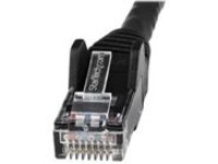 Startech 20ft (6m) LSZH CAT6 Ethernet Cable, 10 Gigabit Snagless RJ45 100W PoE Patch Cord, CAT 6 10GbE UTP Network Cable w/Strain Relief, Black ETL/Low Smoke Zero Halogen