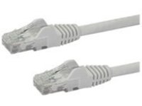StarTech.com 10m CAT6 Ethernet Cable, 10 Gigabit Snagless RJ45 650MHz 100W PoE Patch Cord, CAT 6 10GbE UTP Network Cable w/Strain Relief, White, Fluke Tested/Wiring is UL Certified/TIA