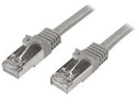 StarTech.com 3m CAT6 Ethernet Cable, 10 Gigabit Shielded Snagless RJ45 100W PoE Patch Cord, CAT 6 10GbE SFTP Network Cable w/Strain Relief, Grey, Fluke Tested/Wiring is UL Certified/TIA