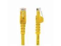 StarTech.com 1m CAT6 Ethernet Cable, 10 Gigabit Snagless RJ45 650MHz 100W PoE Patch Cord, CAT 6 10GbE UTP Network Cable w/Strain Relief, Yellow, Fluke Tested/Wiring is UL Certified/TIA