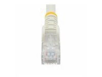 Startech 15ft CAT6 Ethernet Cable, 10 Gigabit Snagless RJ45 650MHz 100W PoE Patch Cord, CAT 6 10GbE UTP Network Cable w/Strain Relief, White, Wiring is UL Certified/TIA