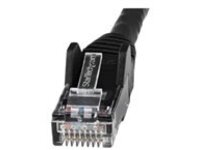 Startech 7ft (2m) LSZH CAT6 Ethernet Cable, 10 Gigabit Snagless RJ45 100W PoE Patch Cord, CAT 6 10GbE UTP Network Cable w/Strain Relief, Black ETL/Low Smoke Zero Halogen