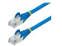 Startech 15ft LSZH CAT6a Ethernet Cable, Blue, 10 Gigabit Snagless RJ45 100W PoE Patch Cord, CAT 6A 10GbE 27AWG S/FTP Network Cable w/Strain Relief, ETL