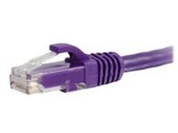 C2G 6IN Cat6a Snagless Unshielded (UTP) Network Patch Ethernet Cable-Purple