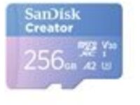 SanDisk Creator - Flash memory card (microSDXC to SD adapter included)