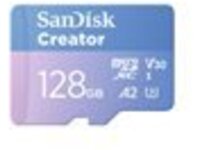 SanDisk Creator - Flash memory card (microSDXC to SD adapter included)
