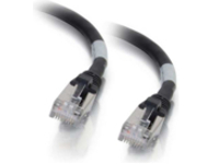 C2G 6in Cat6a Snagless Shielded (STP) Ethernet Network Patch Cable Black
